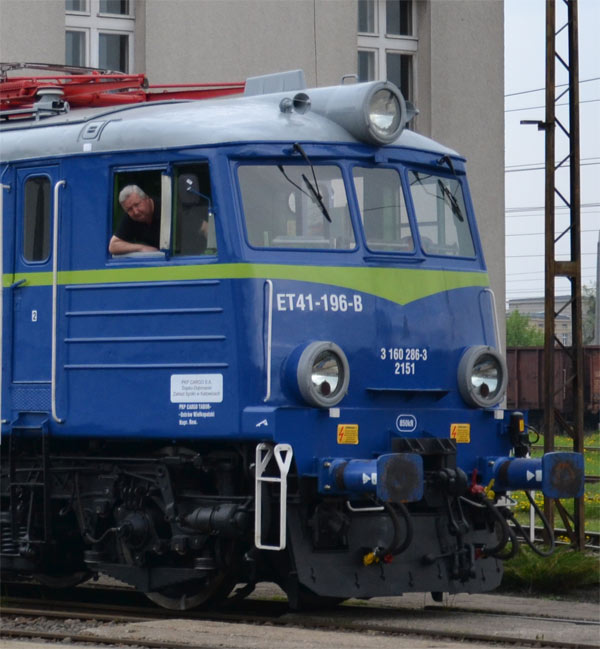 Niebieska lokomotywa